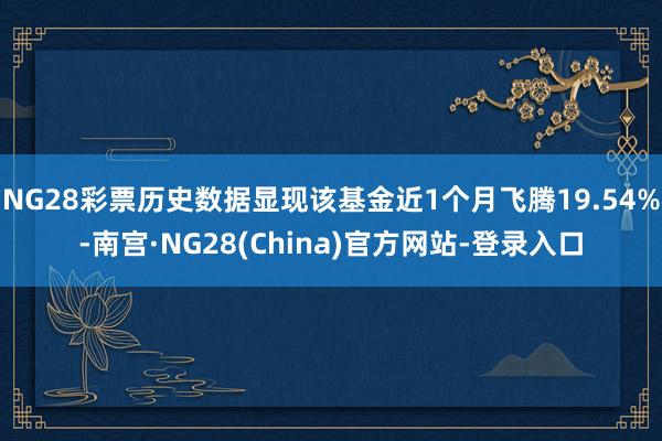 NG28彩票历史数据显现该基金近1个月飞腾19.54%-南宫·NG28(China)官方网站-登录入口